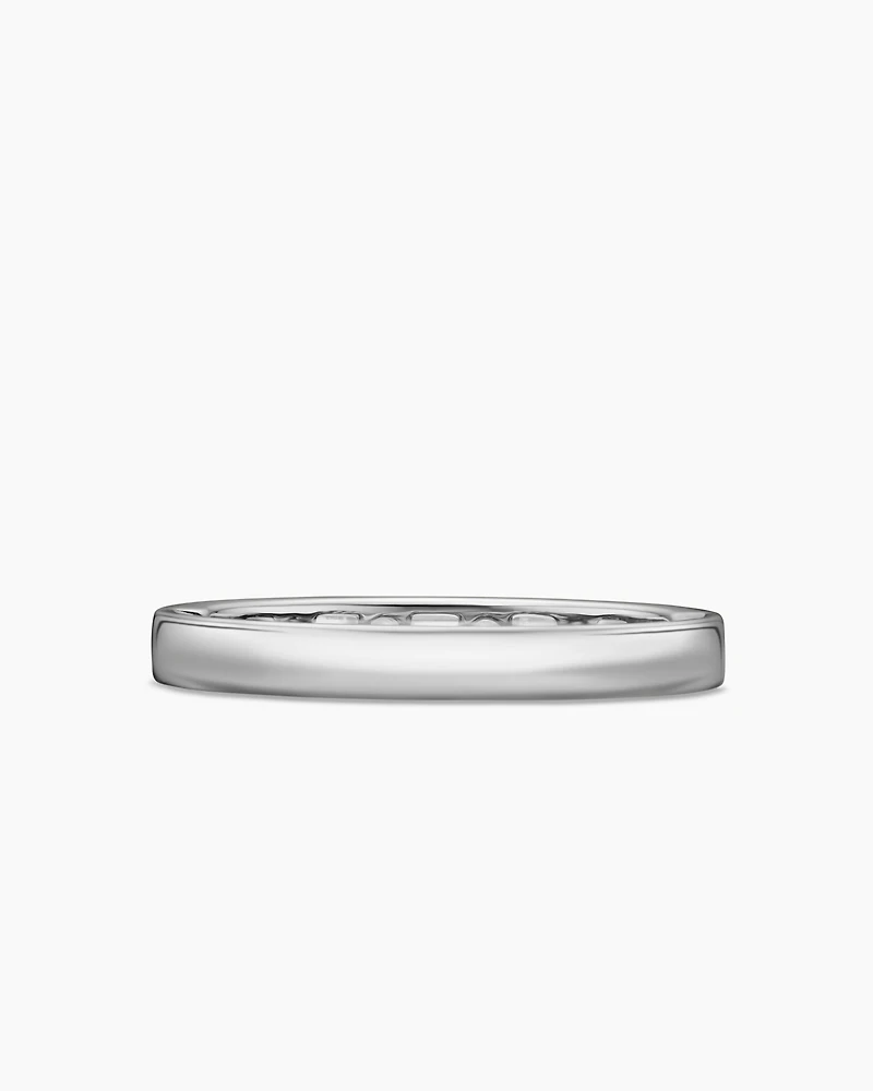 DY Eden Partway Alternating Diamond Band Ring Platinum with Diamonds, 2.8mm