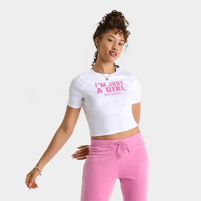 Women's Juicy Couture Graphic Baby T-Shirt