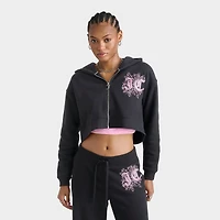 Women's Juicy Couture Ren Cropped Full-Zip Hoodie