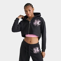 Women's Juicy Couture Ren Cropped Full-Zip Hoodie