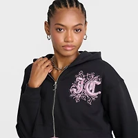 Women's Juicy Couture Ren Cropped Full-Zip Hoodie