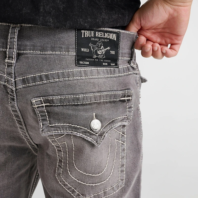 Men's True Religion Ricky Big T Flap Straight Denim Jeans