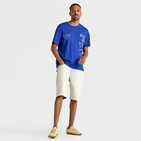 Men's True Religion Ricky Frayed Flap Denim Shorts