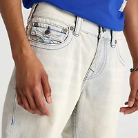 Men's True Religion Ricky Frayed Flap Denim Shorts