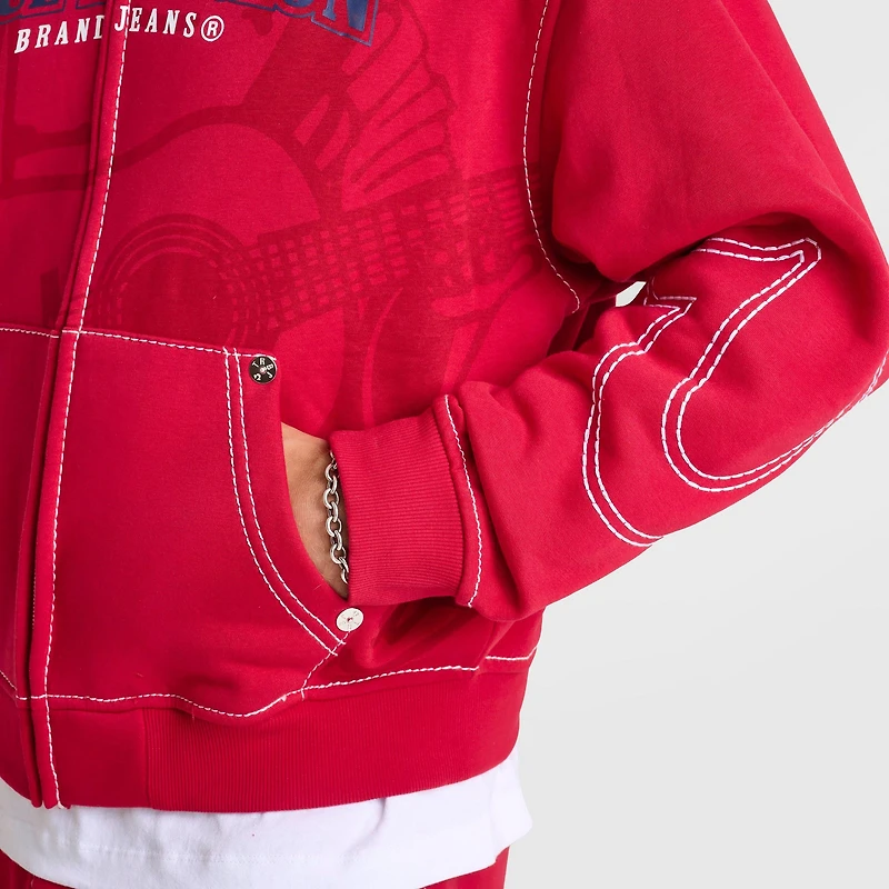 Men's True Religion Buddha Big T Full-Zip Hoodie