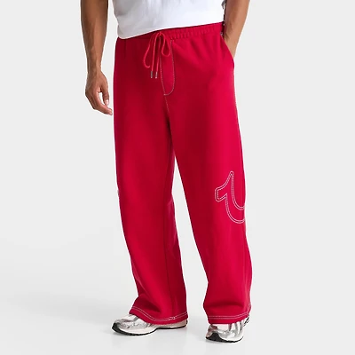 Men's True Religion Big T Baggy Fleece Sweatpants