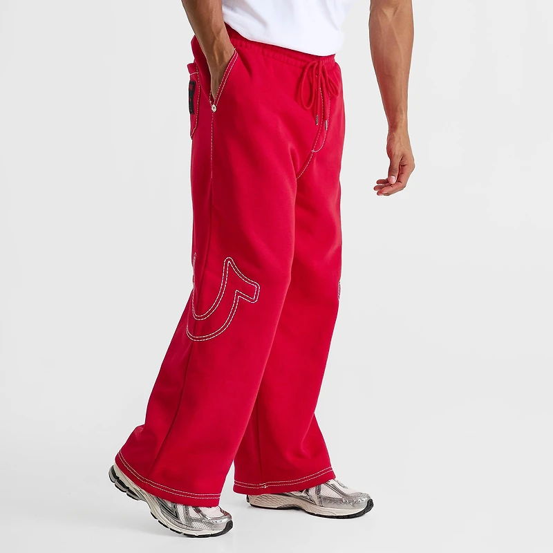 Men's True Religion Big T Baggy Fleece Sweatpants