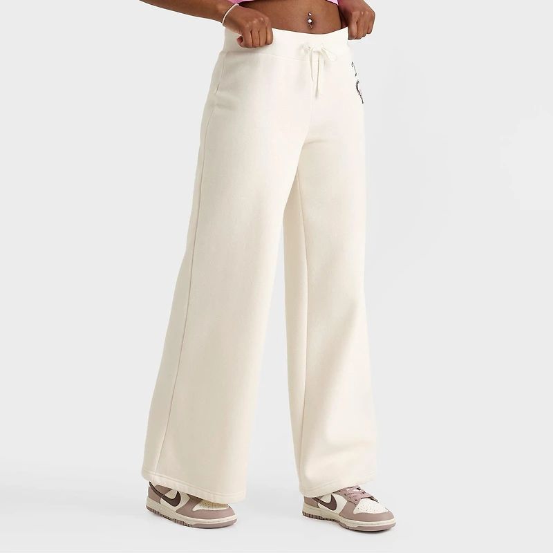 Women's Juicy Couture Crown Fleece Wide Leg Jogger Pants