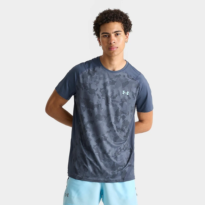 Men's Under Armour HeatGear Fitted Camo Short-Sleeve Training Top