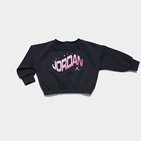 Girls' Infant Jordan Bubble Crewneck Sweatshirt and Jogger Pants Set
