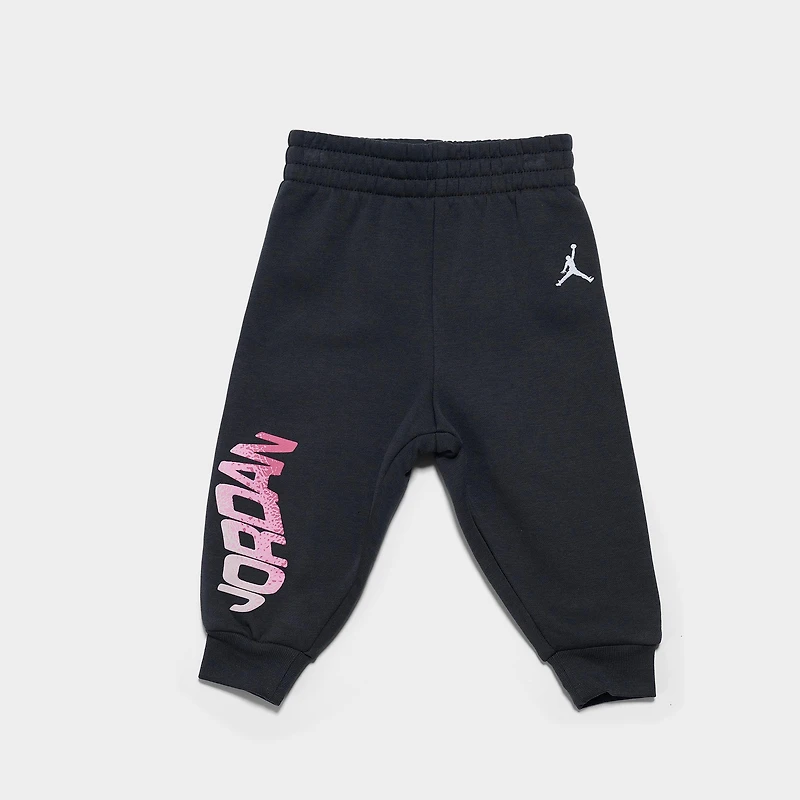 Girls' Infant Jordan Bubble Crewneck Sweatshirt and Jogger Pants Set