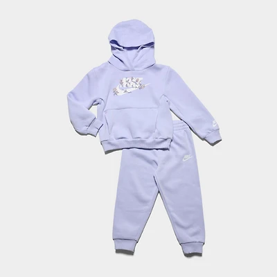 Girls' Toddler Nike Floral Futura 2-Piece Hoodie and Jogger Pants Set