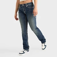 Women's True Religion Billie Super T Mid-Rise Straight Jeans