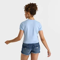 Women's True Religion Crystal Wing Short-Sleeve Baby T-Shirt