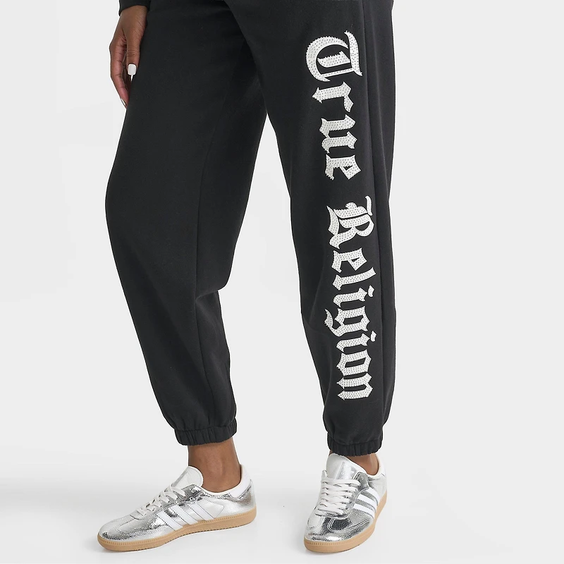 Women's True Religion Crystal Jogger Pants