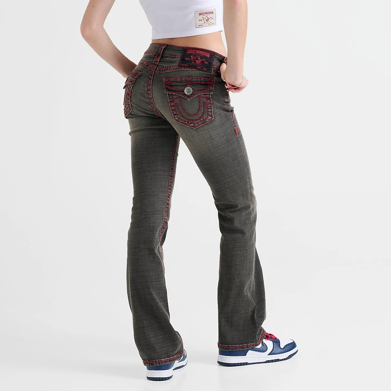 Women's True Religion Becca Super T Mid-Rise Bootcut Jeans