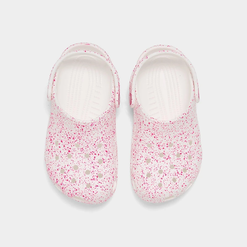 Girls' Little Kids' Crocs Paint Splatter Classic Clog Shoes