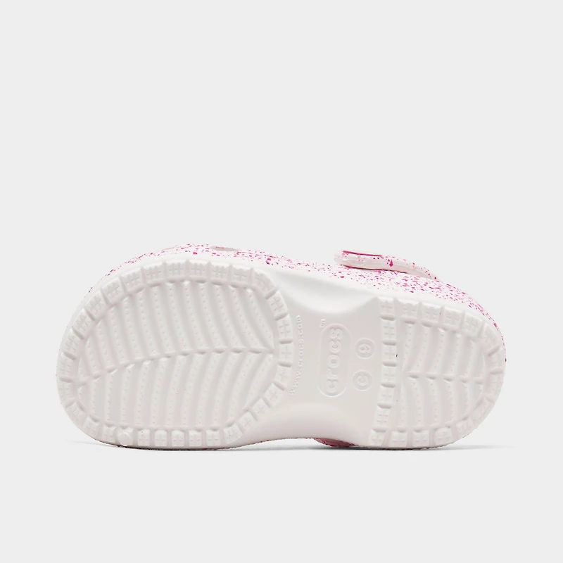 Girls' Toddler Crocs Paint Splatter Classic Clog Shoes