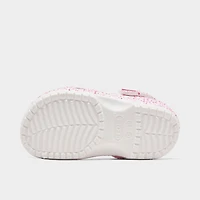 Girls' Toddler Crocs Paint Splatter Classic Clog Shoes