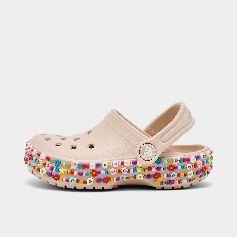 Girls' Toddler Crocs Friendship Bracelet Classic Clog Shoes