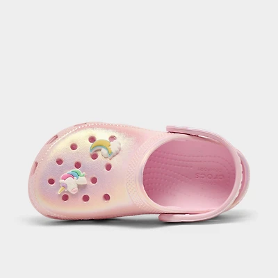 Girls' Toddler Crocs Unicorn Classic Clog Shoes