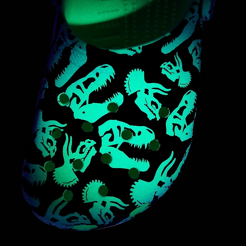Little Kids' Crocs Dino Glow Classic Clog Shoes