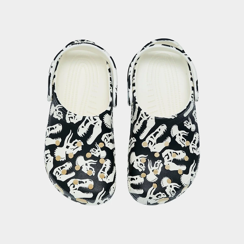 Little Kids' Crocs Dino Glow Classic Clog Shoes