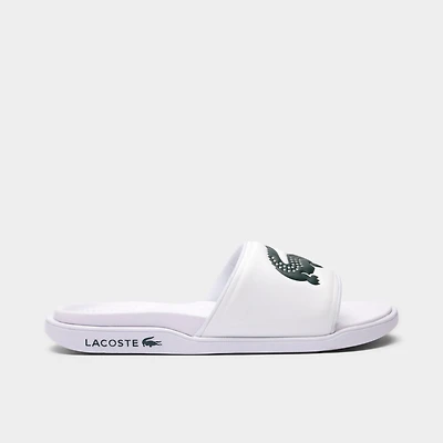Men's Lacoste Croco Dualiste Logo Slide Sandals