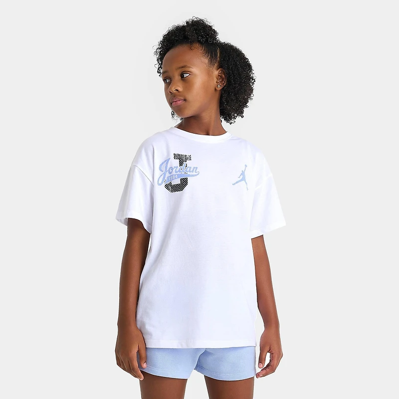Girls' Big Kids' Jordan Distressed Collegiate T-Shirt