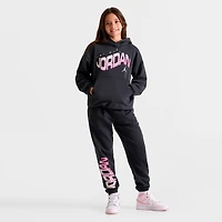 Girls' Big Kids' Jordan Flight Club Bubble Pullover Hoodie