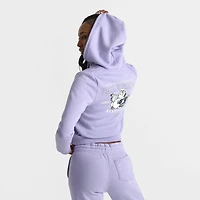 Women's True Religion Crystal Horseshoe Full-Zip Hoodie