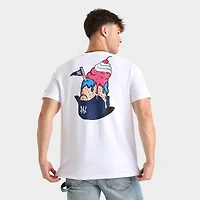 Men's New Era York Yankees MLB Game Day Ice Cream T-Shirt