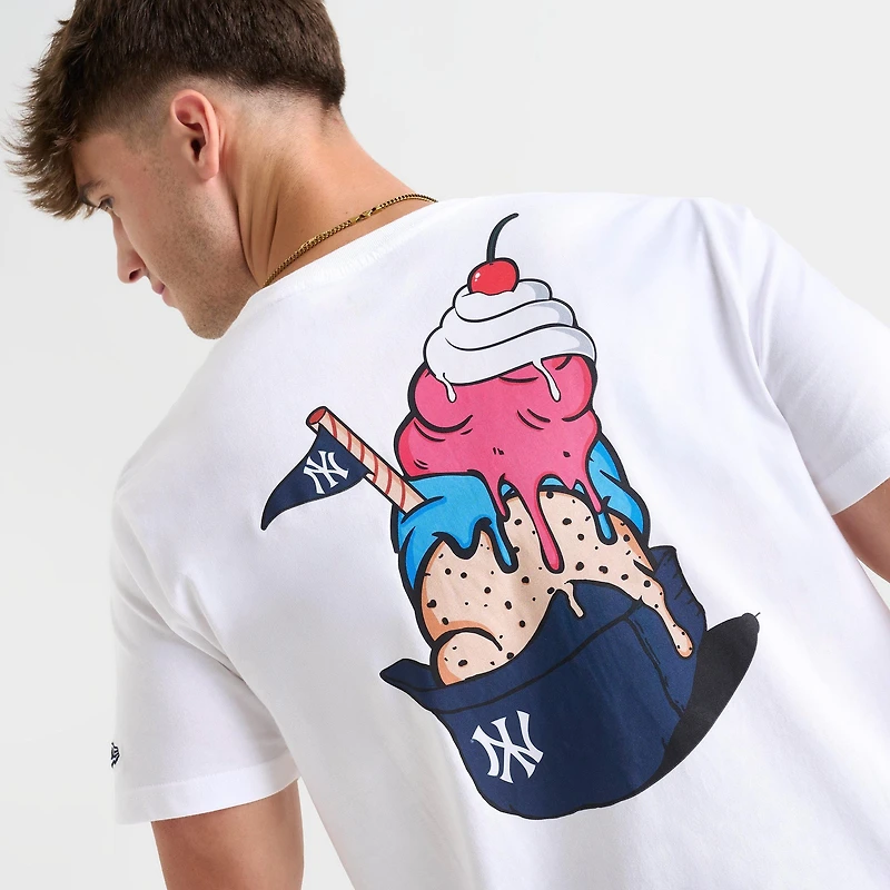 Men's New Era York Yankees MLB Game Day Ice Cream T-Shirt