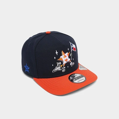 New Era Houston Astros MLB 9FIFTY A-Frame Cartoon Snapback Hat