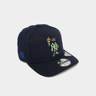 New Era New York Yankees MLB 9FIFTY A-Frame Cartoon Snapback Hat