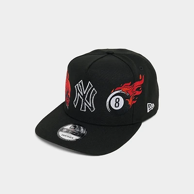 New Era New York Yankees MLB Skull & 8-Ball Snapback Hat