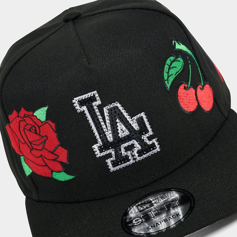 New Era Los Angeles Dodgers MLB Rose & Cherry Snapback Hat