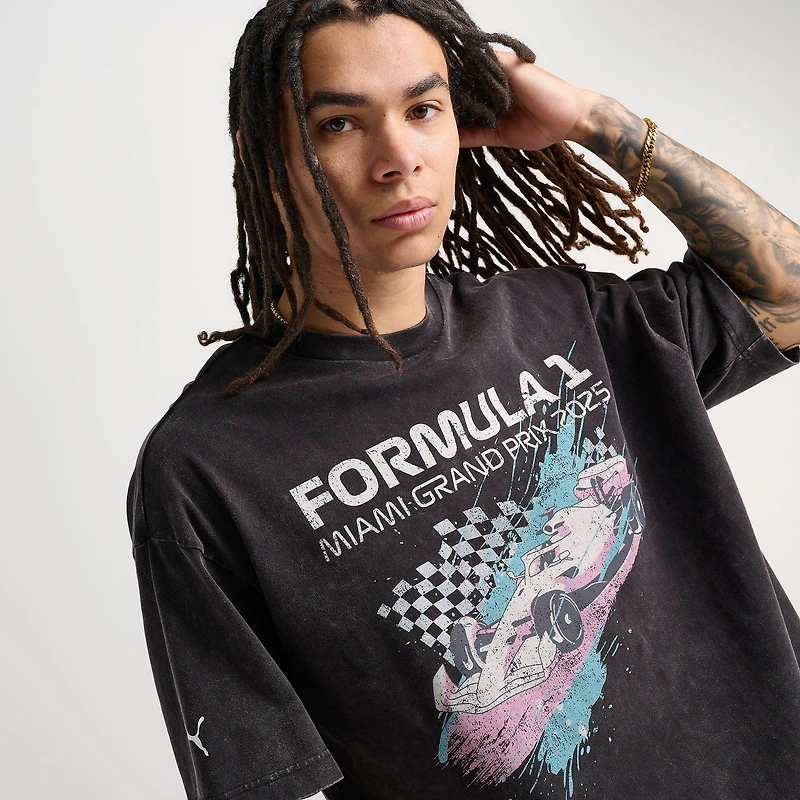 Men's Puma Miami Splash F1 Grand Prix T-Shirt