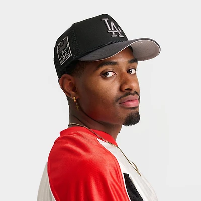 New Era Los Angeles Dodgers MLB 9FORTY A-Frame Rope Trucker Hat