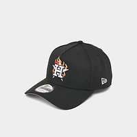 New Era Houston Astros MLB 9FORTY A-Frame Flames Snapback Hat