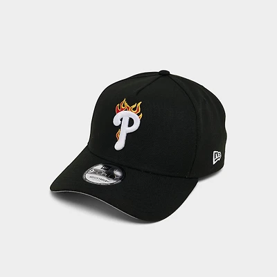 New Era Philadelphia Phillies MLB 9FORTY A-Frame Flames Snapback Hat