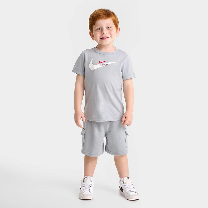 Kids' Toddler Nike Athletic Department T-Shirt and Cargo Shorts Set