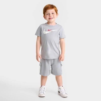 Kids' Toddler Nike Athletic Department T-Shirt and Cargo Shorts Set