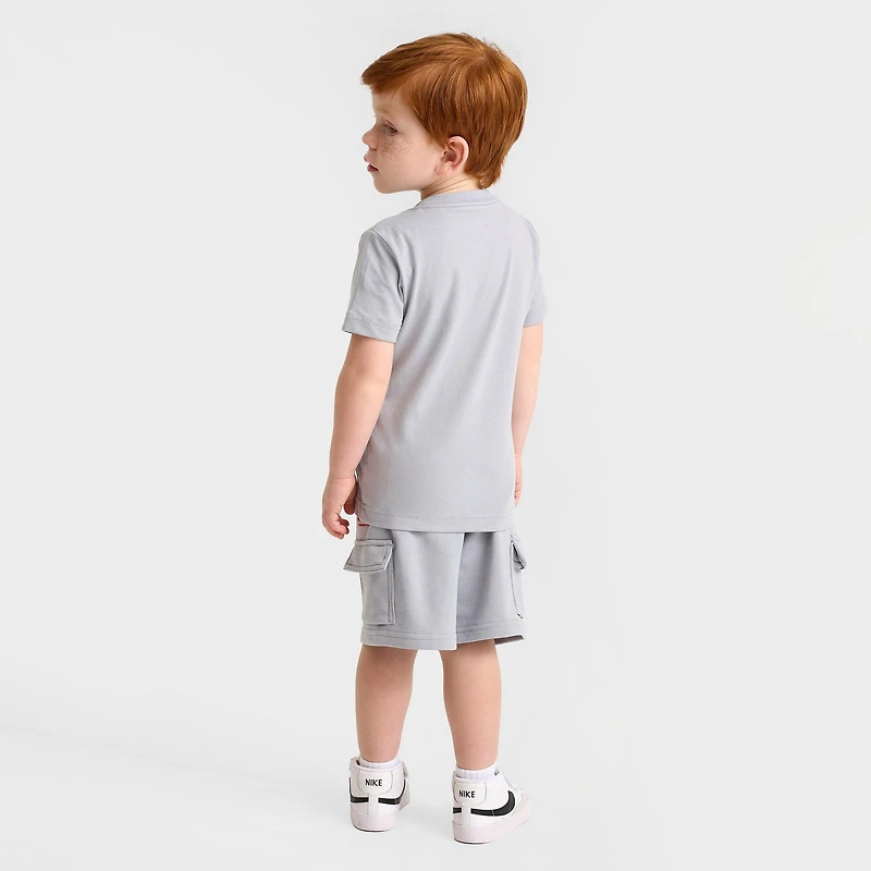 Kids' Toddler Nike Athletic Department T-Shirt and Cargo Shorts Set