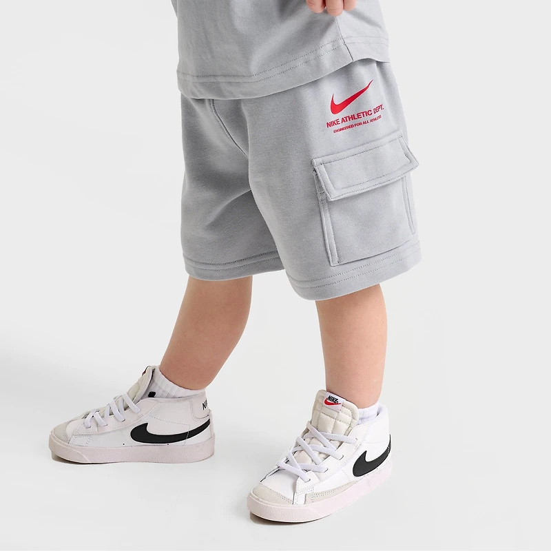 Kids' Toddler Nike Athletic Department T-Shirt and Cargo Shorts Set