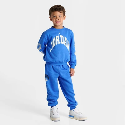Little Kids' Jordan MVP Crewneck Sweatshirt and Joggers Set