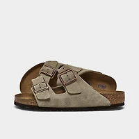 Men's Birkenstock Arizona Suede Leather Soft Footbed Sandals