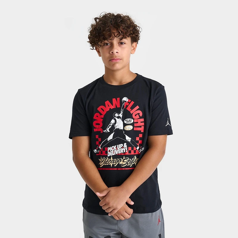 Big Kids' Jordan Flight Pizza Shop T-Shirt