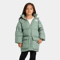 Big Kids' The North Face Down Fleece-Lined Short Parka Jacket