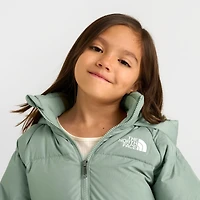Big Kids' The North Face Down Fleece-Lined Short Parka Jacket
